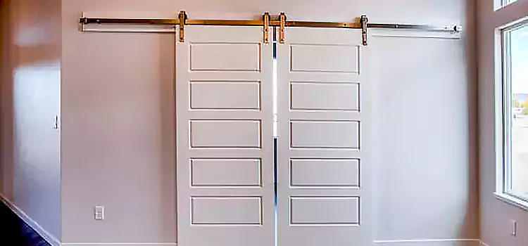 Glass Barn Door with Installation Hardware Kit Fort Pierce
